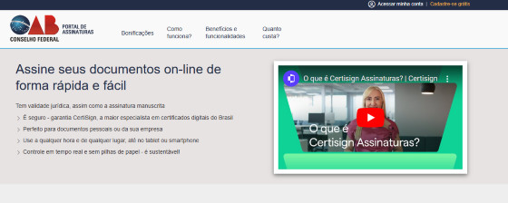 Portal de Assinaturas online está disponível a inscritos na OAB-MT